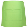 F28 Designer Lime Half Bistro Apron w/ Divided Pocket